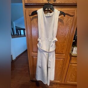 Calvin Klein Elegant Cream Sleeveless Dress
